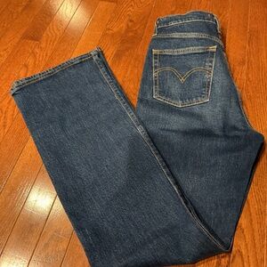 Levi’s Premium Ribcage Boot Jeans Size 28 High Rise Dark Wash